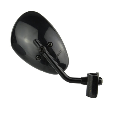 Specchietto Retrovisore Destro Universale Scudo Vespa / Lambretta Nero
