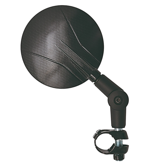 Retrovisore a Manubrio Flexi Clip Carbon Look - Sinistro/Destro