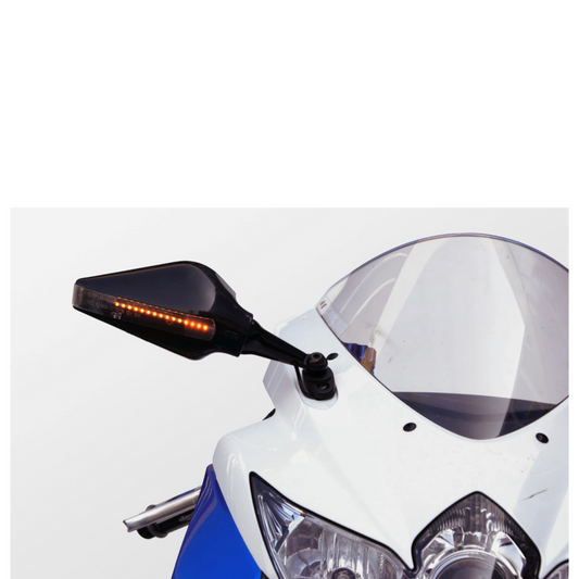 Rechter Rückspiegel Honda CBR 900 RR / VTR 1000 SP1-SP2 mit LED-Blinker – Seitenansicht