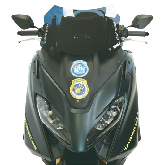 "Sporting" handlebar mirror for Tmax