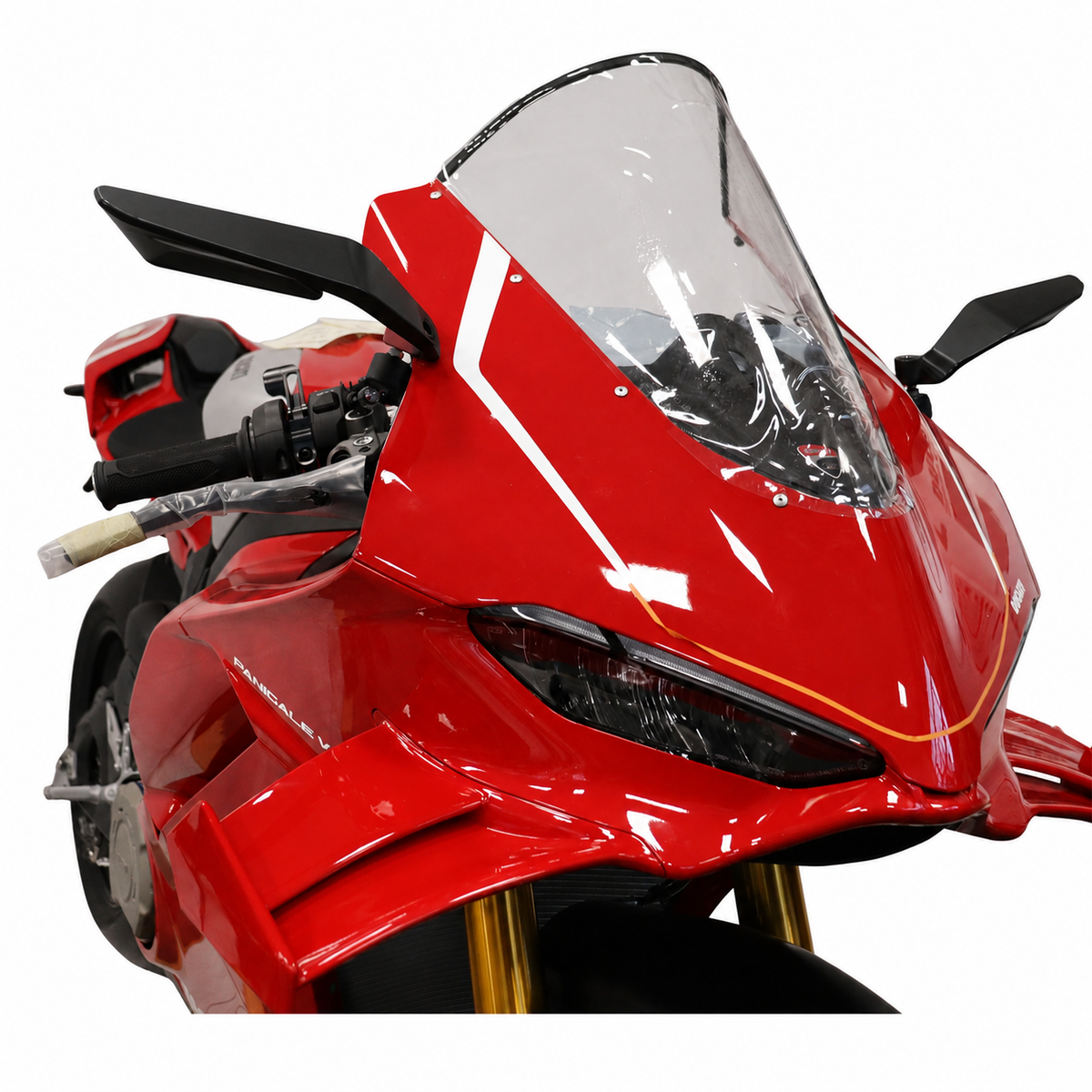 Right Dark Saber Mirror Black for Ducati Panigale V4 - V4S - V4R
