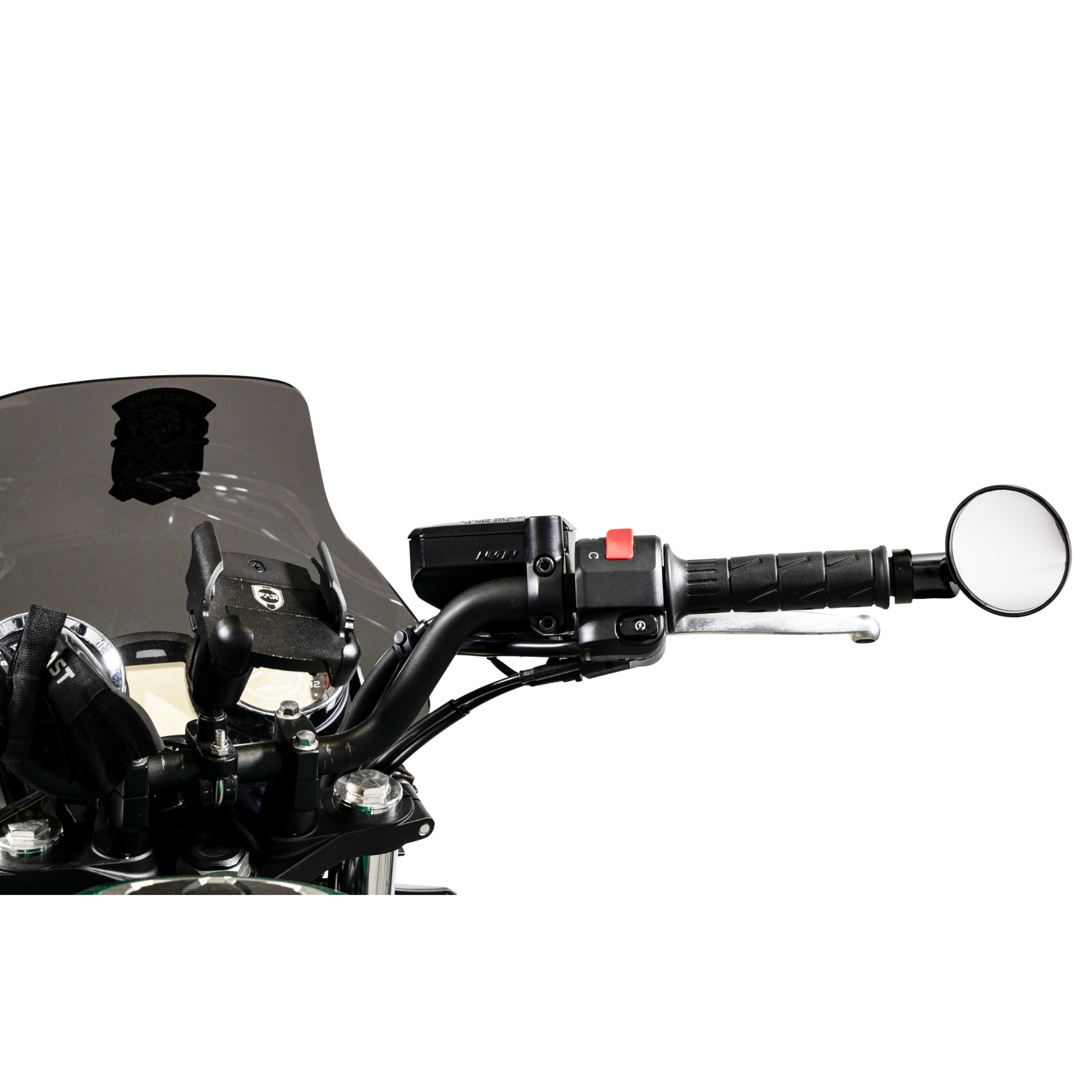 Retrovisore Universale Bar End Mini Shield SX/DX – Retrovisore FAR Italian Design