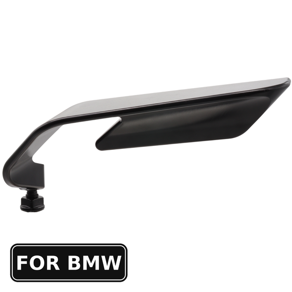 Retrovisore Sinistro Dark Saber Nero a Manubrio per BMW – Attacco Dedicato M10x1.5
