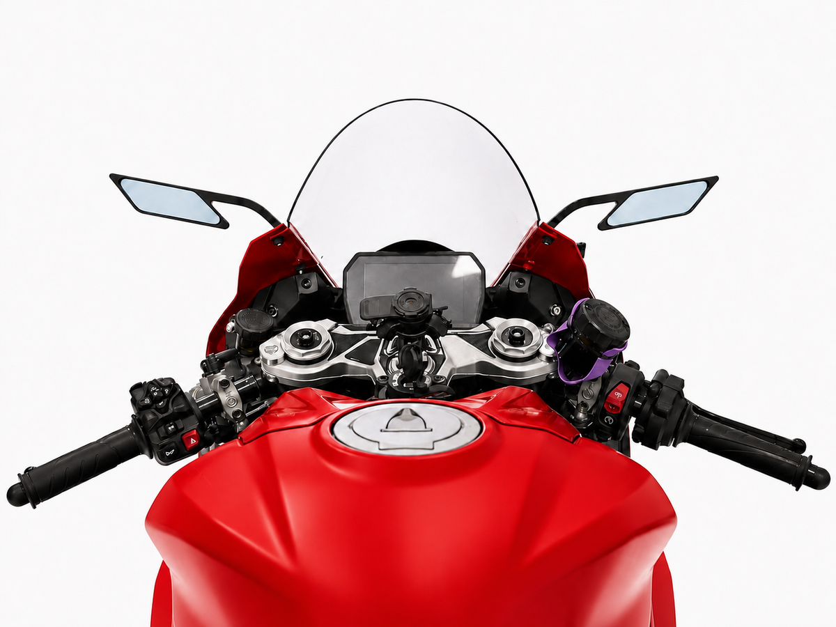 Retrovisore Sinistro Dark Saber per Ducati Panigale V2 (dal 2025) – dettaglio 3