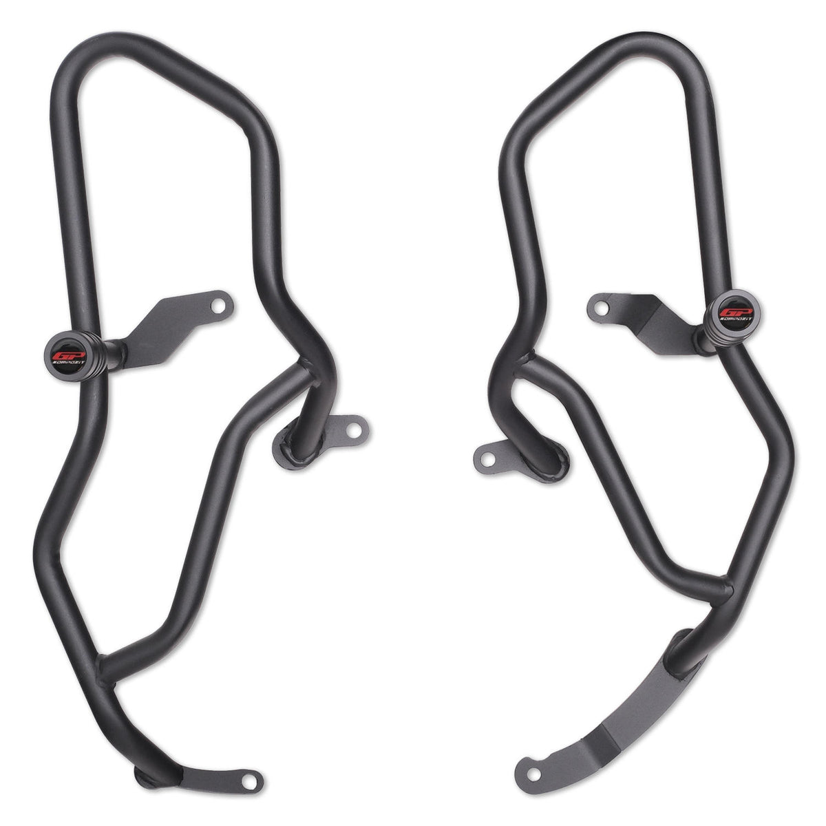 Black Tubular Engine Guard Crash Bars for BMW F 750 GS 2020-2024