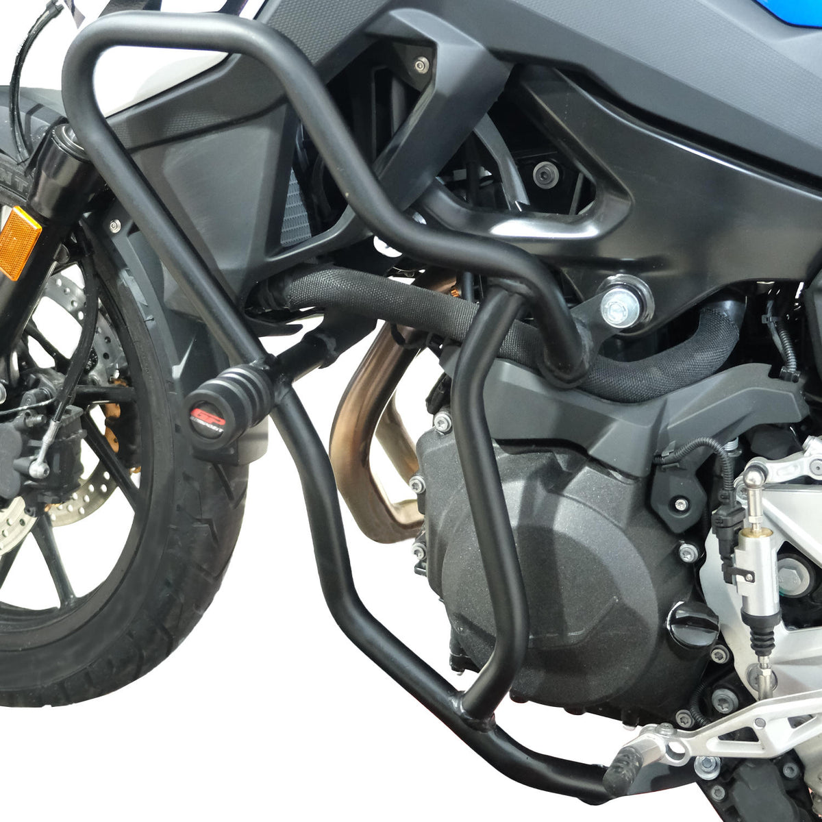 Black Tubular Engine Guard Crash Bars for BMW F 800 GS 2024-2026