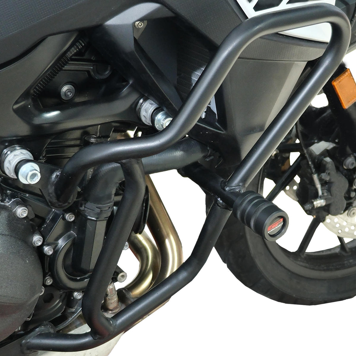 Black Tubular Engine Guard Crash Bars for BMW F 800 GS 2024-2026
