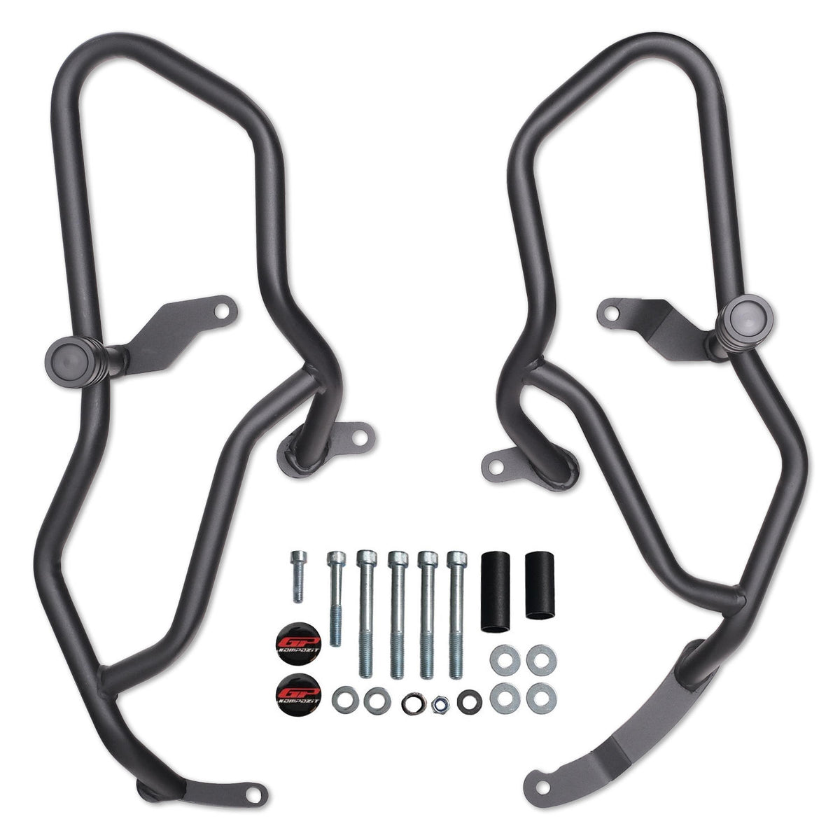 Black Tubular Engine Guard Crash Bars for BMW F 800 GS 2024-2026