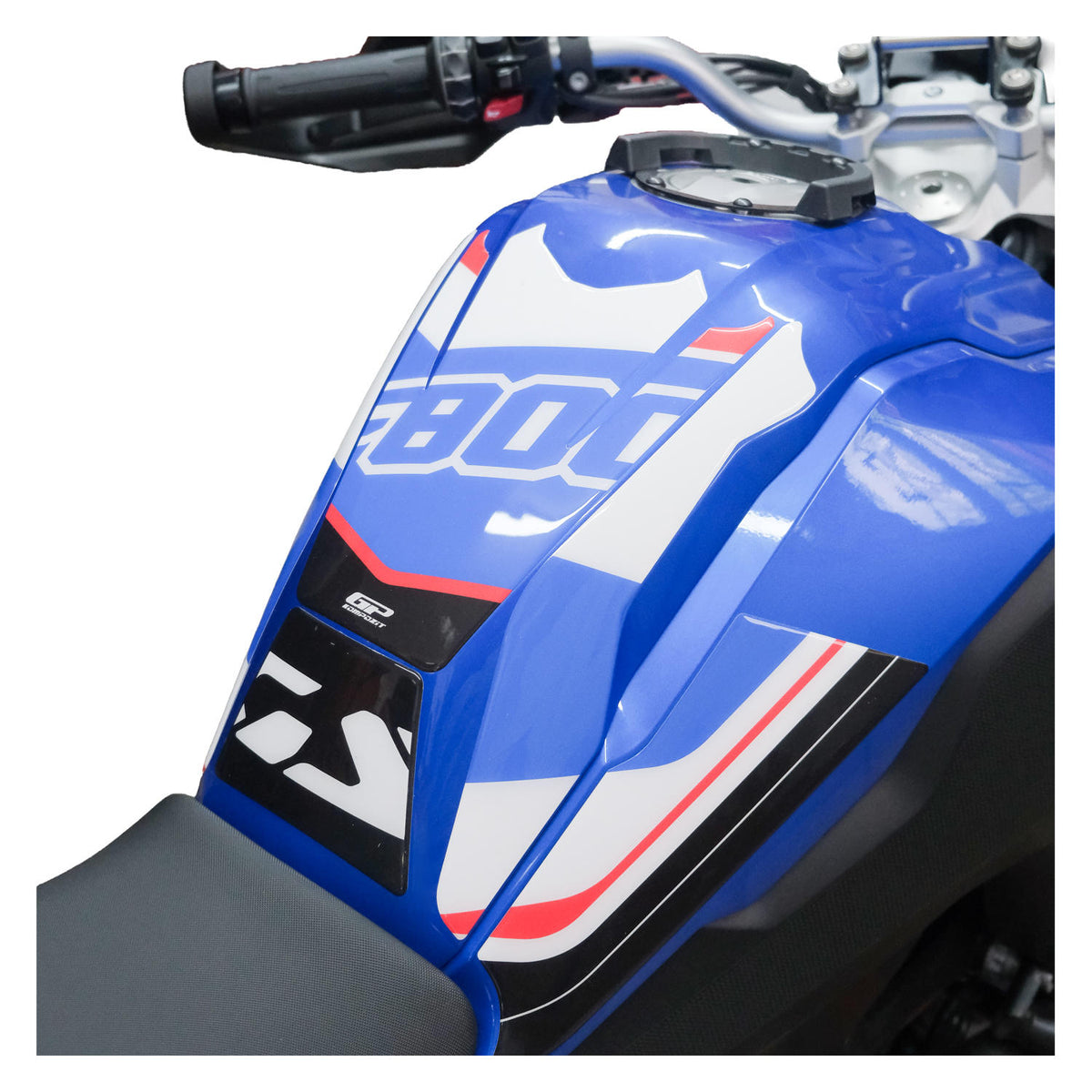 Kit Paraserbatoio Blu-Rosso per BMW F 800 GS 2024 – GP Kompozit