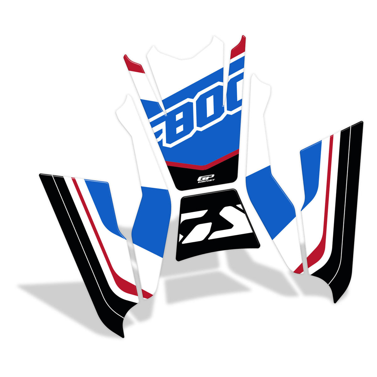 Kit Paraserbatoio Blu-Rosso per BMW F 800 GS 2024 – dettaglio 5