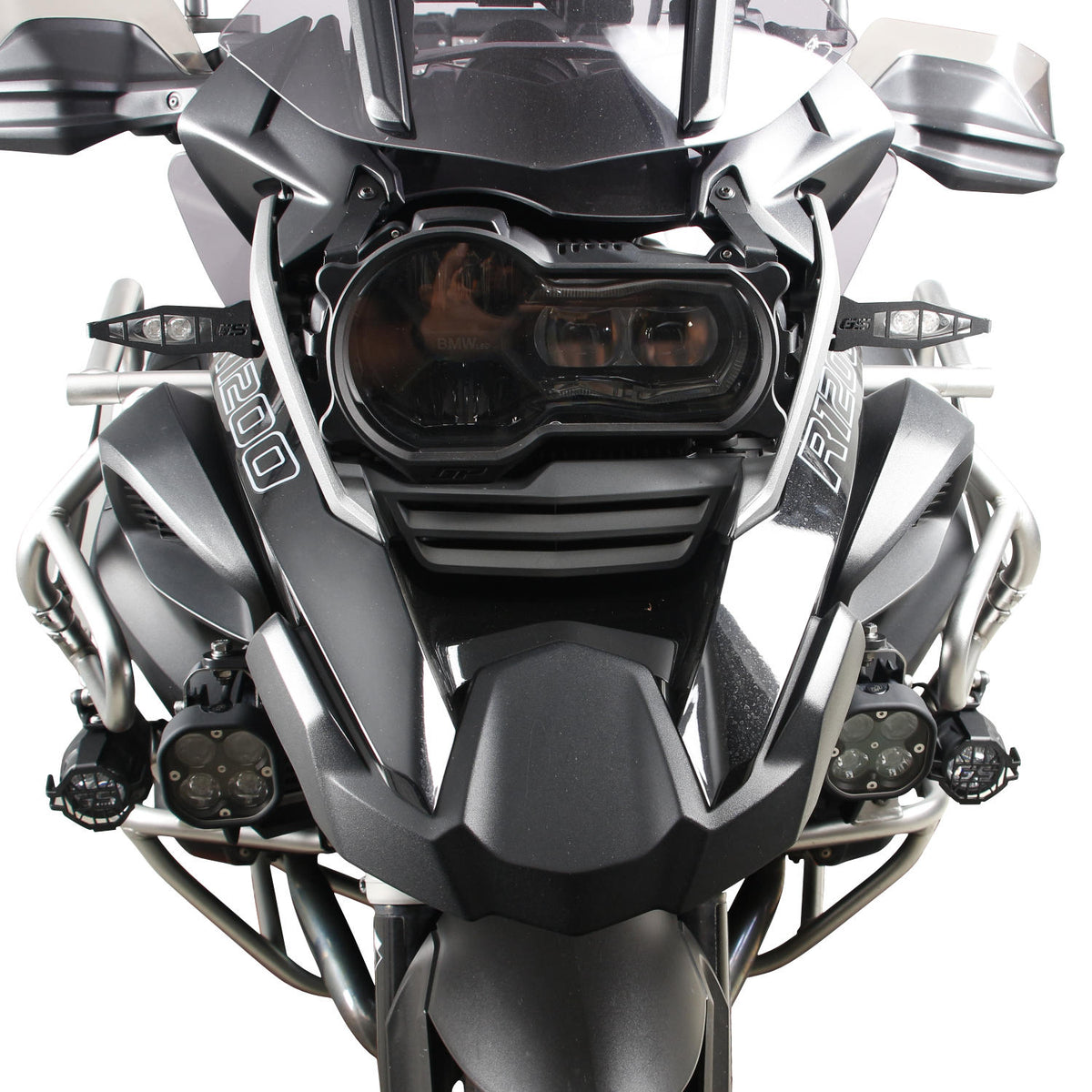 Griglia Protezione Frecce Nera per BMW R 1200 GS 2013-2021 – GP Kompozit