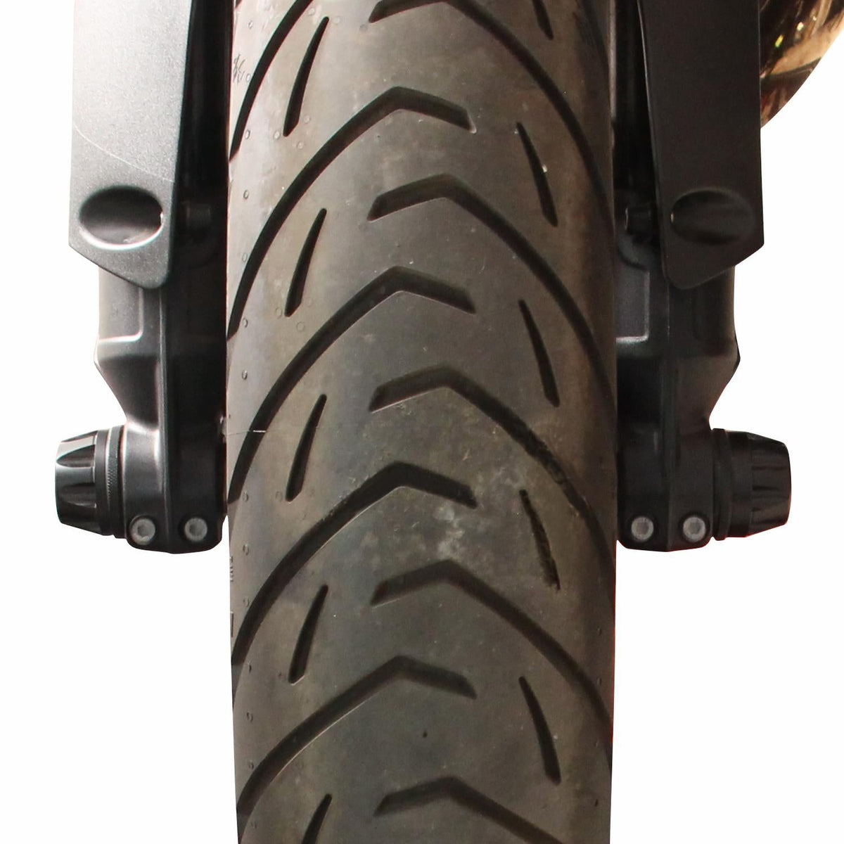 Black Front Axle Sliders for BMW R 1300 GS 2024-2026