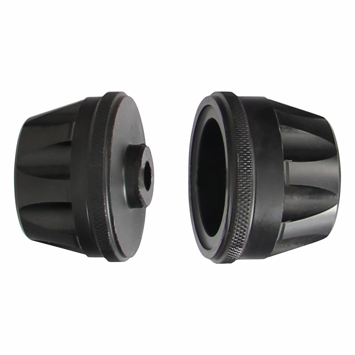 Black Front Axle Sliders for BMW R 1300 GS 2024-2026