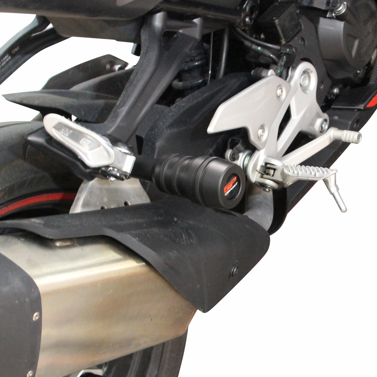 Topera de Escape Negra para CFMoto 450SR 2023-2026