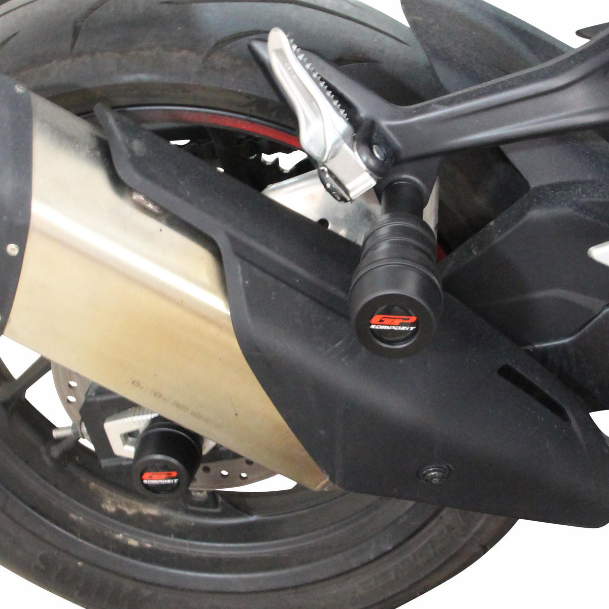 Topera de Escape Negra para CFMoto 450SR 2023-2026