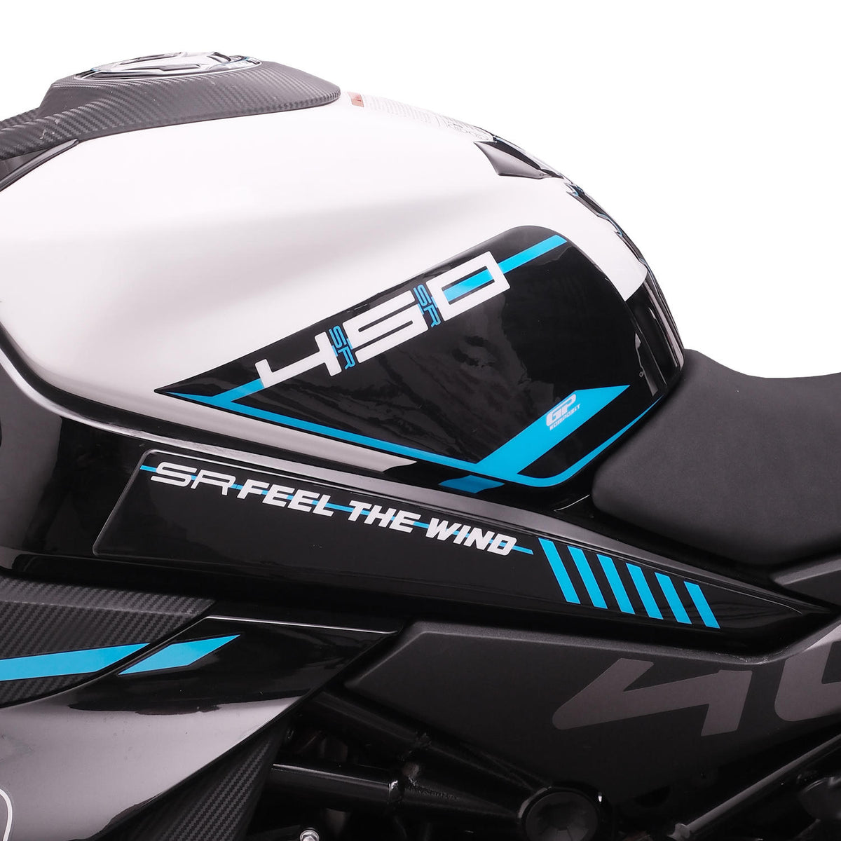 Blue Tank Pad Kit for CFMoto 450SR 2023-2026