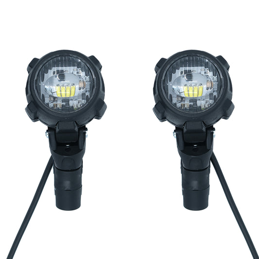 SFR001 Medium Universal Motorcycle Fog Light Set, Nero - GP Kompozit