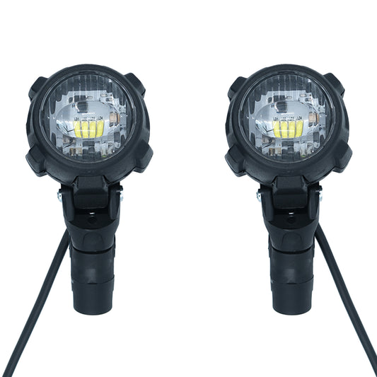 SFR001 Large Universal Motorcycle Fog Light Set, Nero - GP Kompozit
