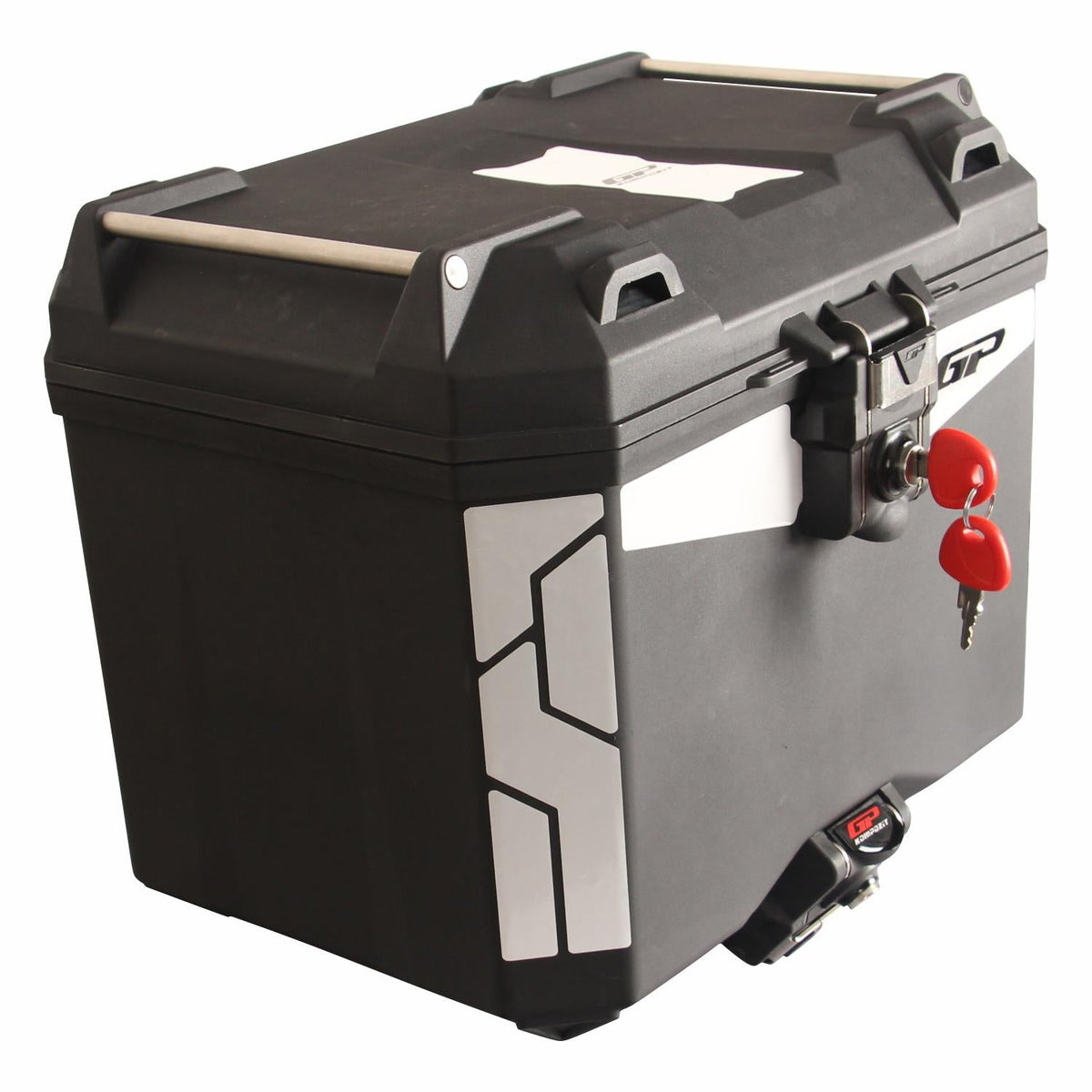 Universal Plastic Motorcycle Top Case 33 L Black