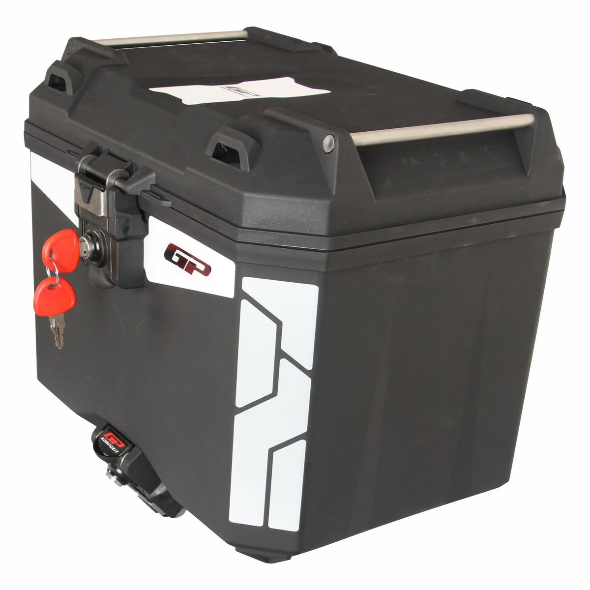 Universal Plastic Motorcycle Top Case 33 L Black