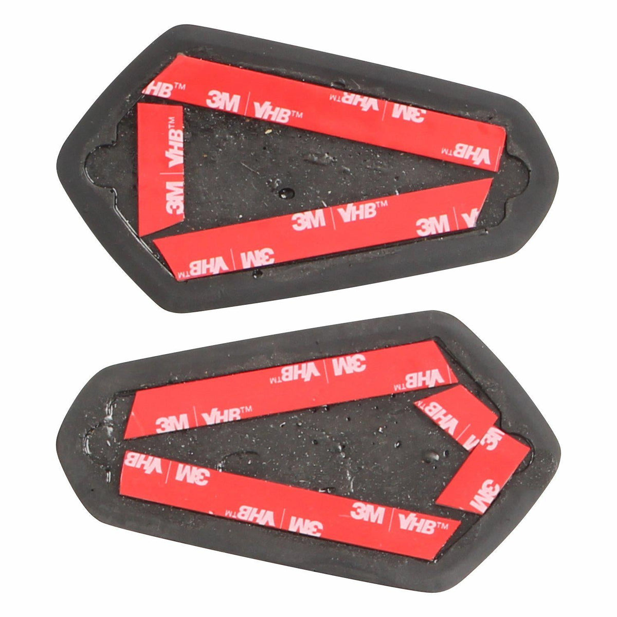 Protections de carénages latéraux noires 7x11,5 cm universelles