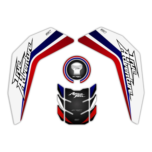 Kit Paraserbatoio Tricolore per Honda Africa Twin CRF1000L 2016-2019 – dettaglio 2
