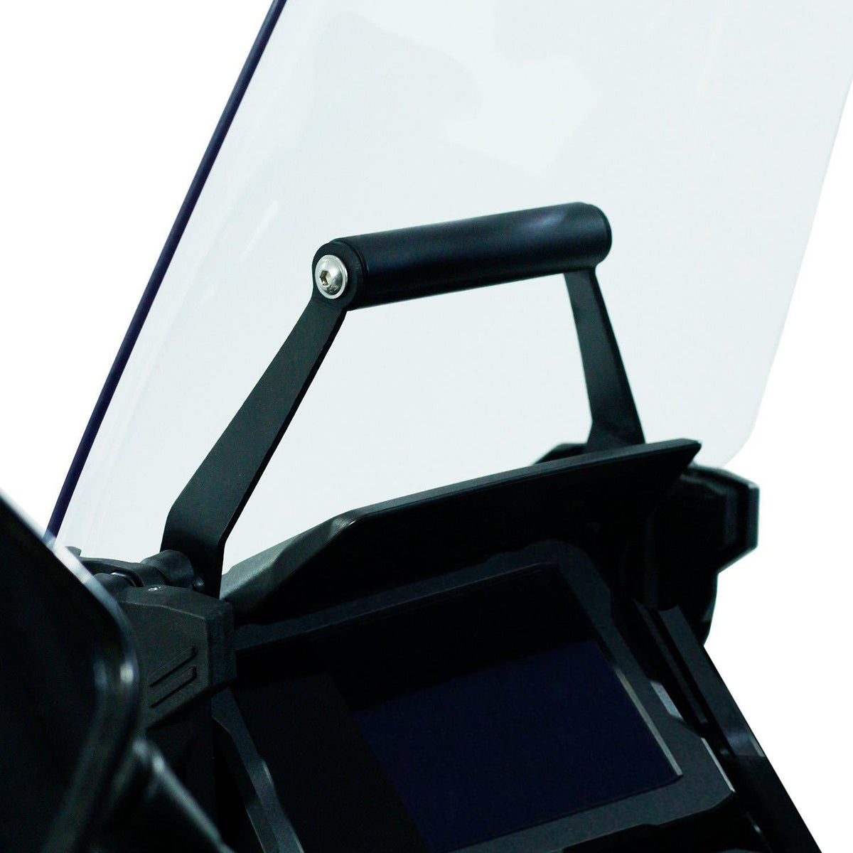 Supporto Smartphone / Navigatore per Honda CRF1100L L2/L4 2020-2025 – Vista aggiuntiva del supporto montato e della posizione rispetto alla strumentazione