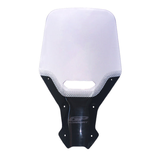 Silkscreened Parabrezzashield Parabrezzascreen Trasparente Compatibile per Honda Africa Twin CRF1100L L1 - GP Kompozit