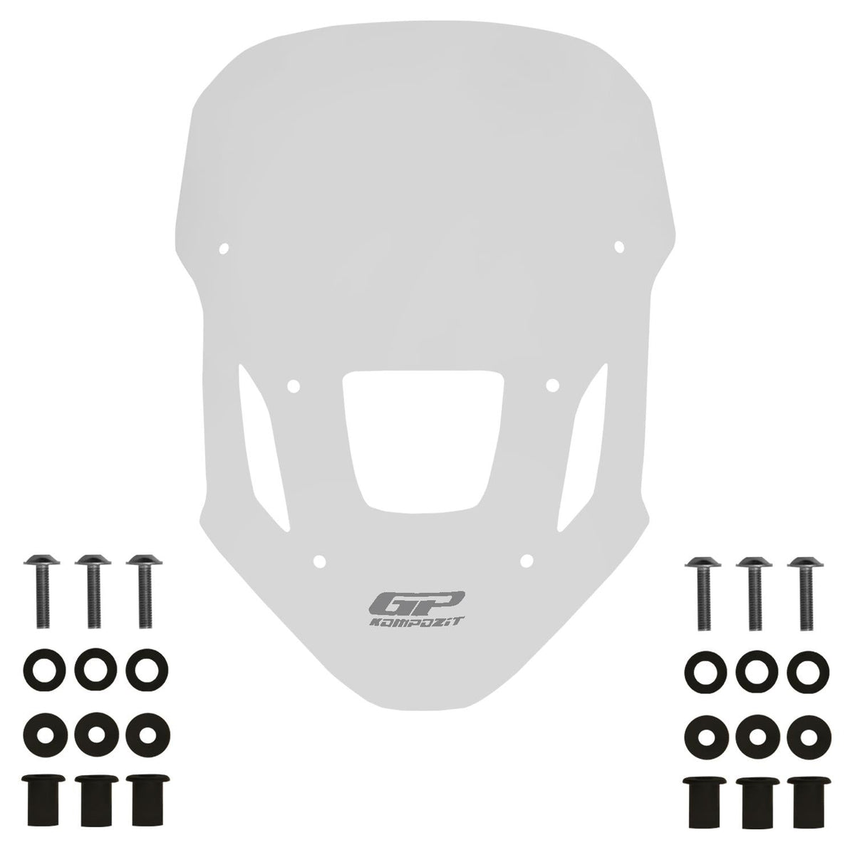 Transparente Windschutzscheibe 42 cm für Honda Africa Twin CRF1100L 2024-2026
