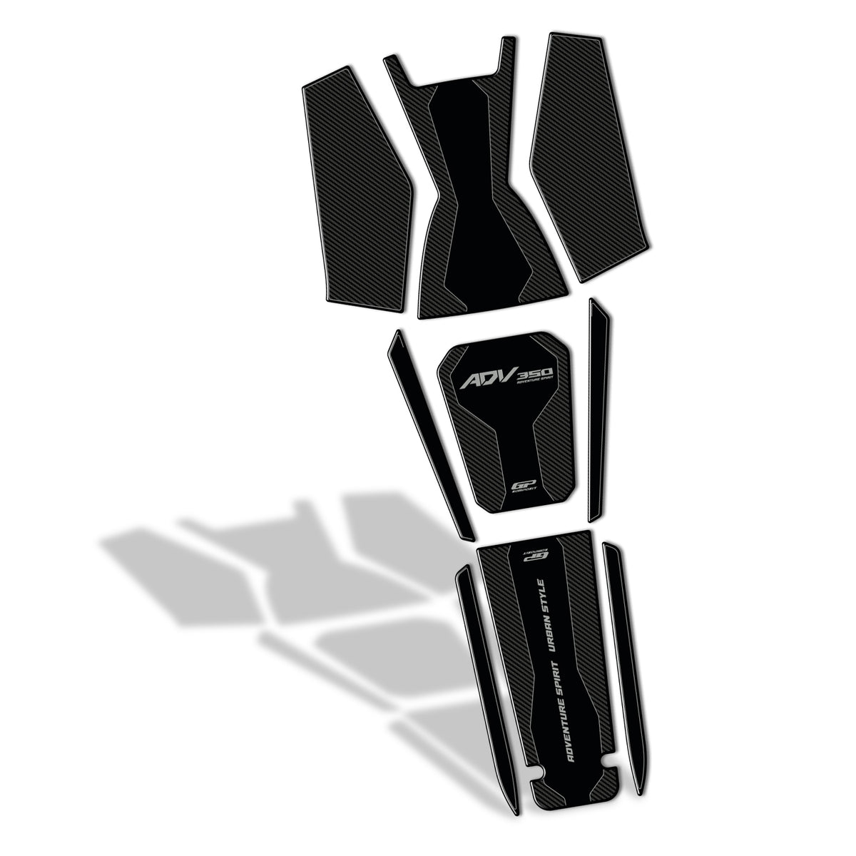 Tankpad-Set Carbon für Honda ADV350 2022-2025