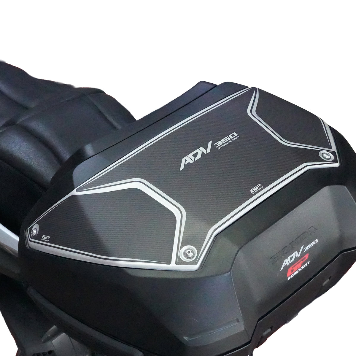 Adesivo Coperchio Bauletto Carbon per Honda ADV350 2023-2026 – dettaglio 4