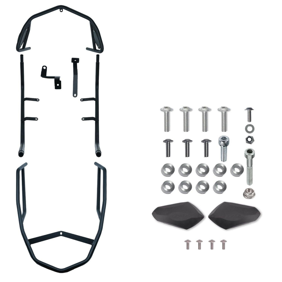 Motorschutzbügel, schwarz, für Honda SH125i