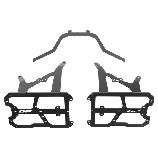 Telaio Valigie Laterali Nero Compatibile per KTM 250 Adventure / 390 Adventure - GP Kompozit