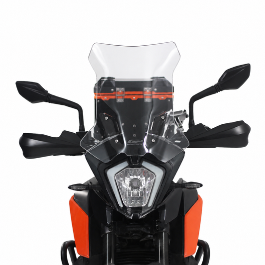 Transparente Windschutzscheibe 49 cm für KTM 250 Adventure / 390 Adventure 2020-2025