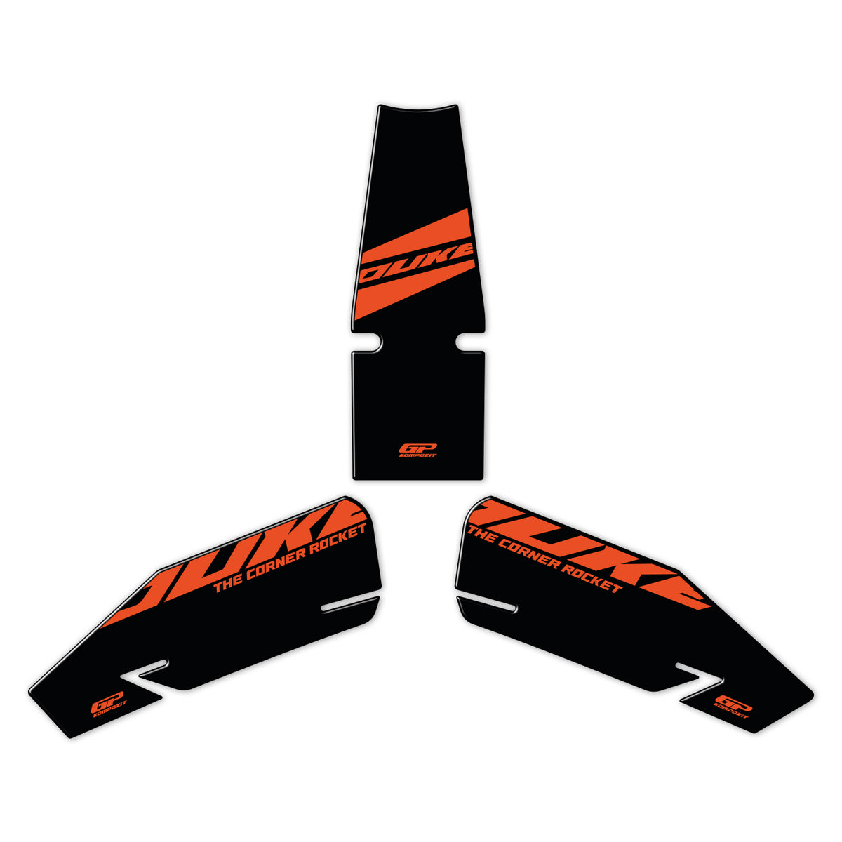 Kit Paraserbatoio Nero per KTM 390 Duke 2024-2026 – dettaglio 2