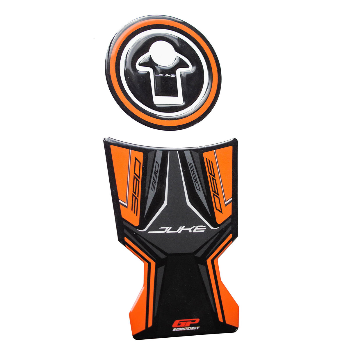 Kit Paraserbatoio Arancione per KTM 390 Duke 2017-2023 – dettaglio 2