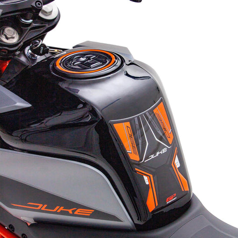 Tankpad-Set Orange für KTM 390 Duke 2017-2023