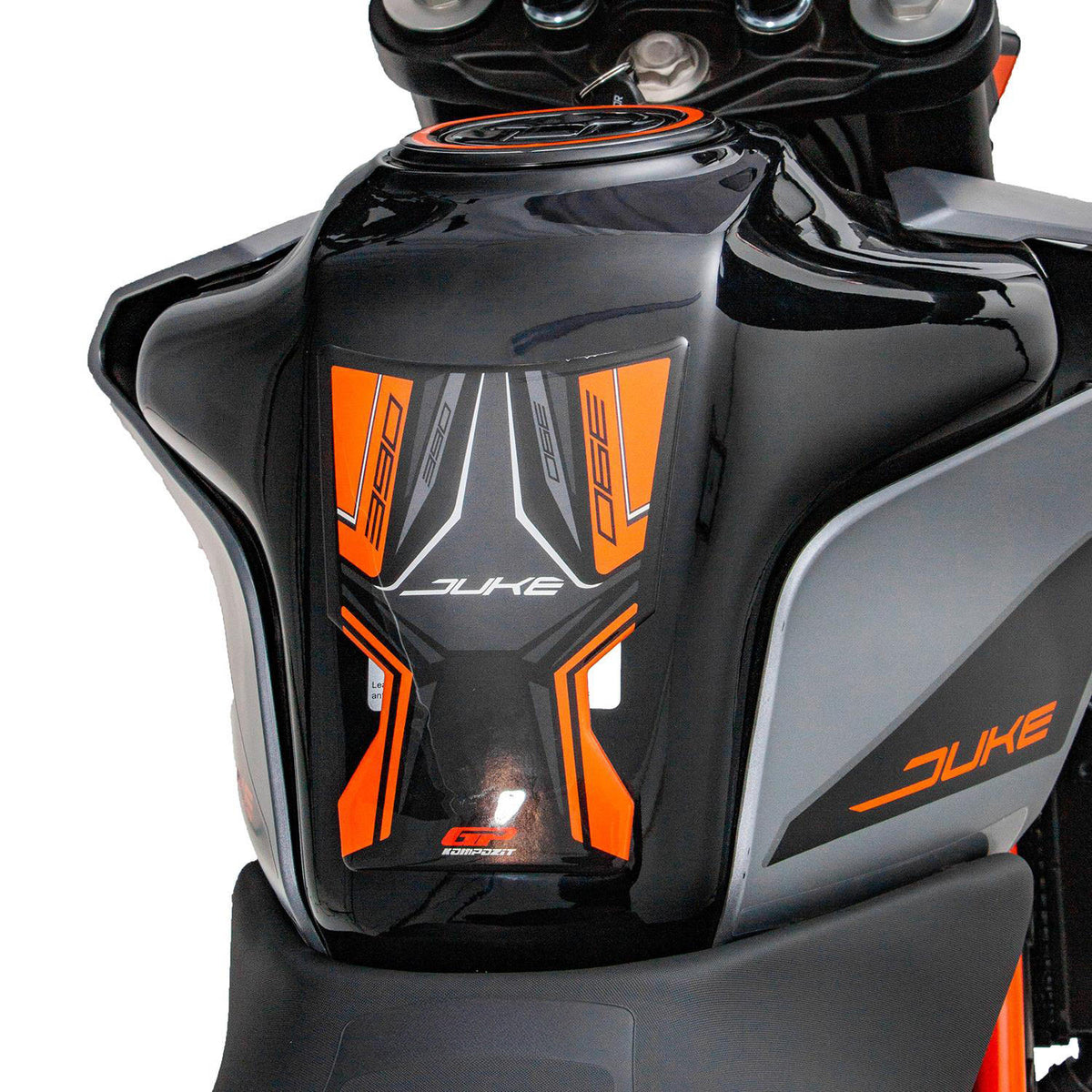 Kit Paraserbatoio Arancione per KTM 390 Duke 2017-2023 – dettaglio 3