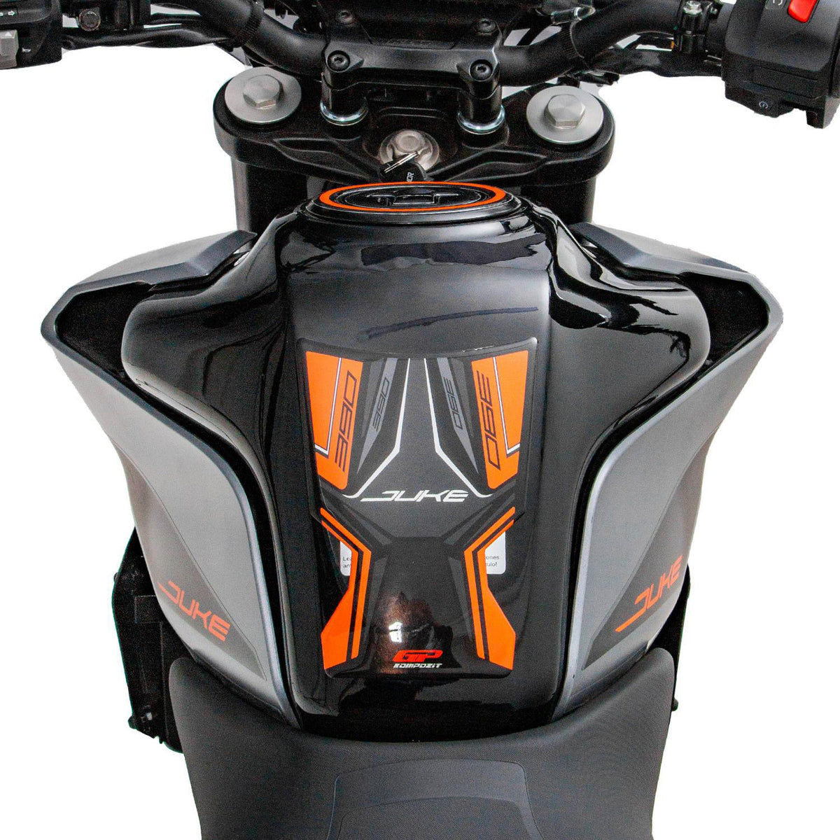 Kit Paraserbatoio Arancione per KTM 390 Duke 2017-2023 – dettaglio 5