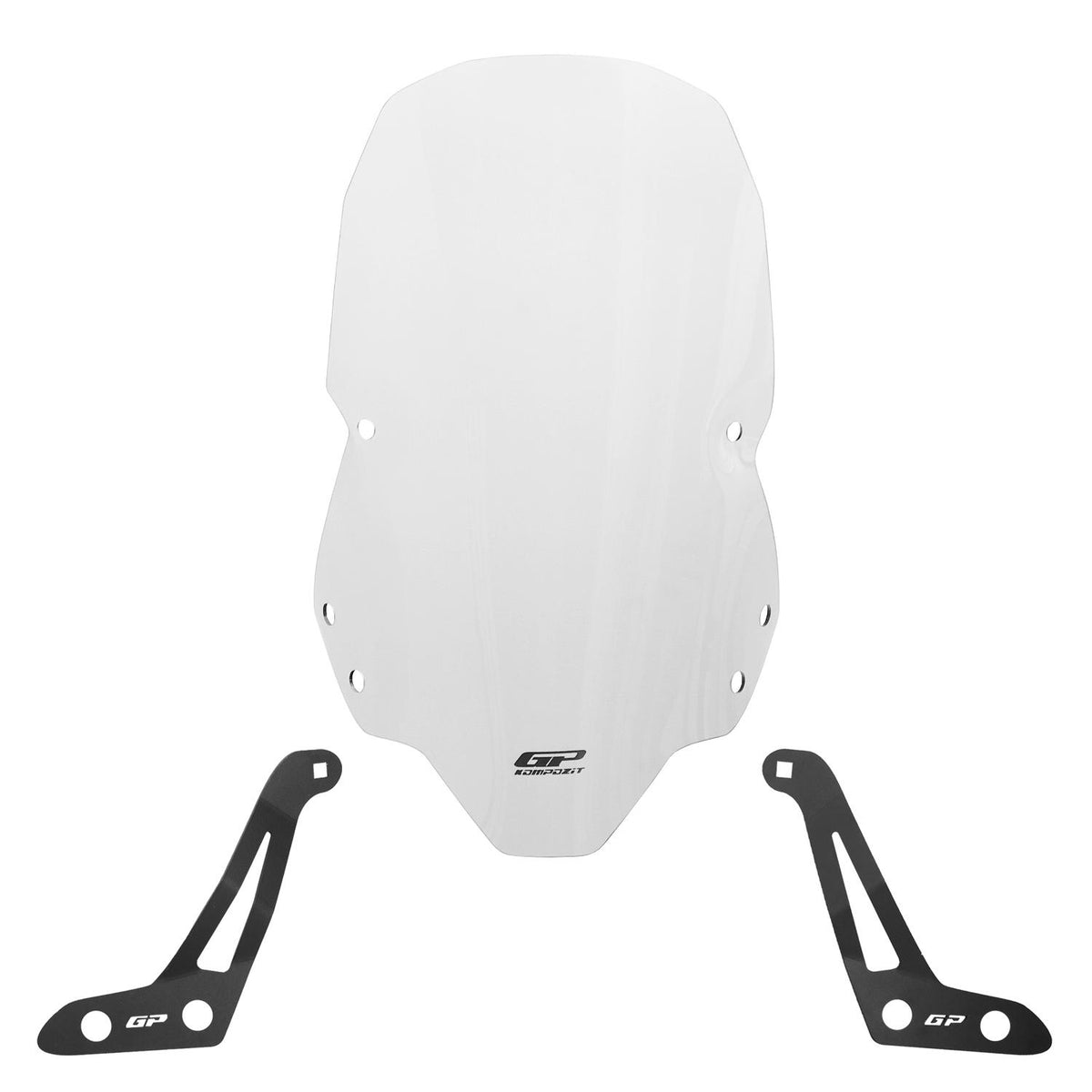 Parabrezza Trasparente 64 cm per Kymco Downtown GT 350i 2024 – dettaglio 2