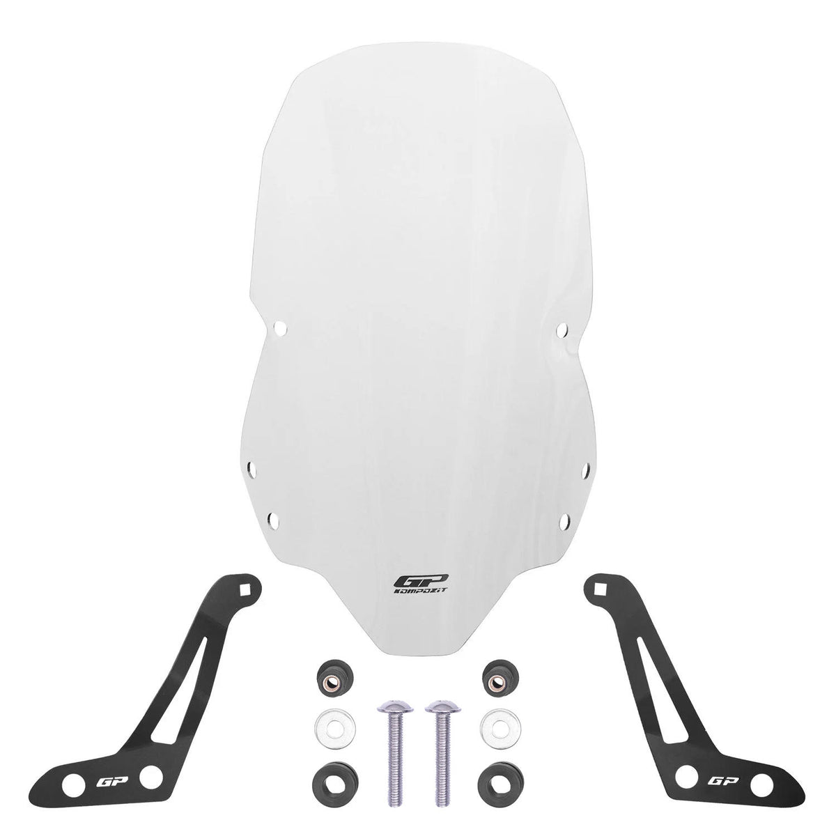 Parabrezza Trasparente 64 cm per Kymco Downtown GT 350i 2024 – dettaglio 4