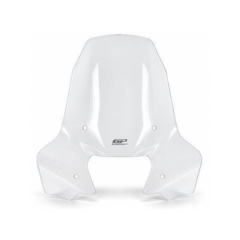 Pare-brise surdimensionné transparent avec protège-mains 65 cm pour SYM Symphony 125 2021-2026