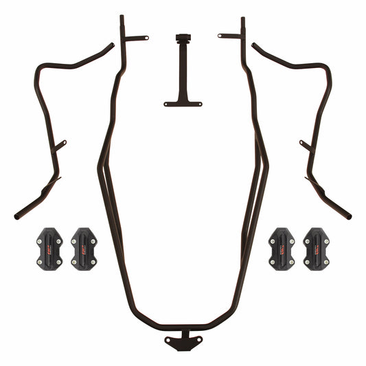 Protezione Motore Paramotore Nero Compatibile per SYM Jet X 125 - GP Kompozit