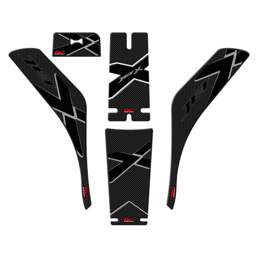 Kit Paraserbatoio Carbon per SYM Jet X 125 2022-2025 – dettaglio 2