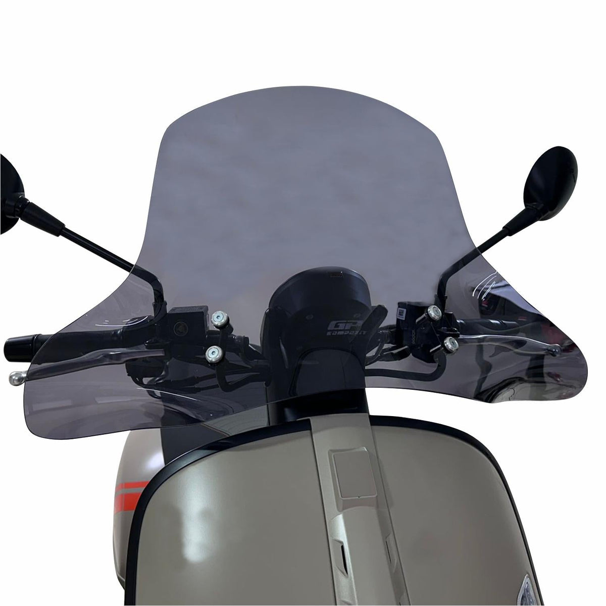 Parabrezza Trasparente 52 cm per Vespa GTV 300 2024-2025 – Foto ufficiale GP Kompozit, vista aggiuntiva 4