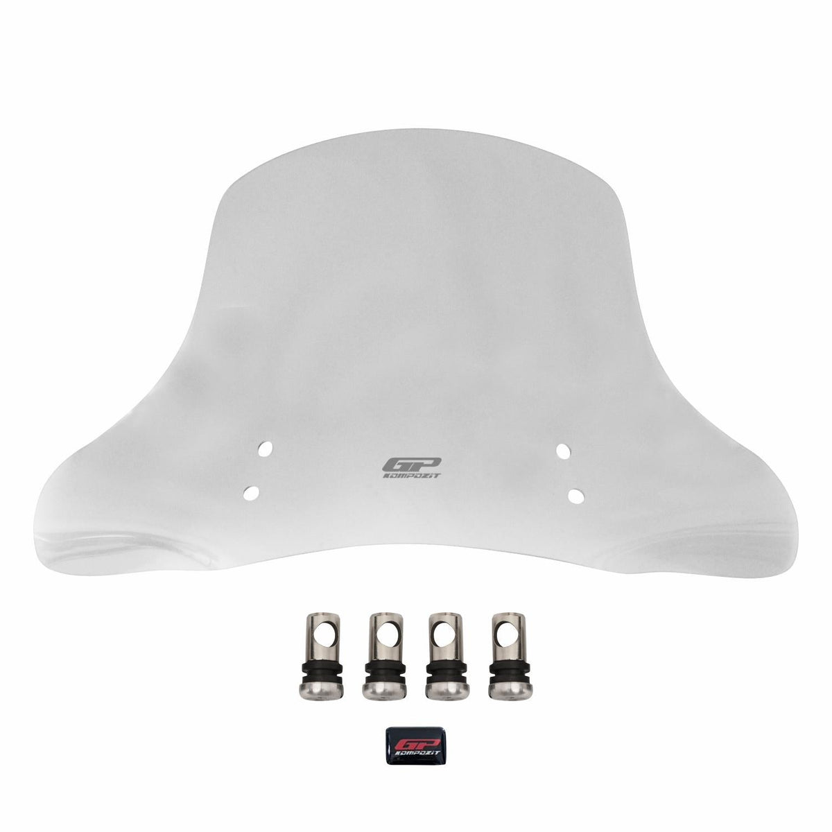 Parabrezza Trasparente 52 cm per Vespa GTV 300 2024-2025 – Foto ufficiale GP Kompozit, vista aggiuntiva 7