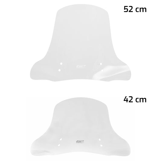 Parabrezzashield Parabrezzascreen Trasparente Compatibile per Vespa GTV 300 - GP Kompozit