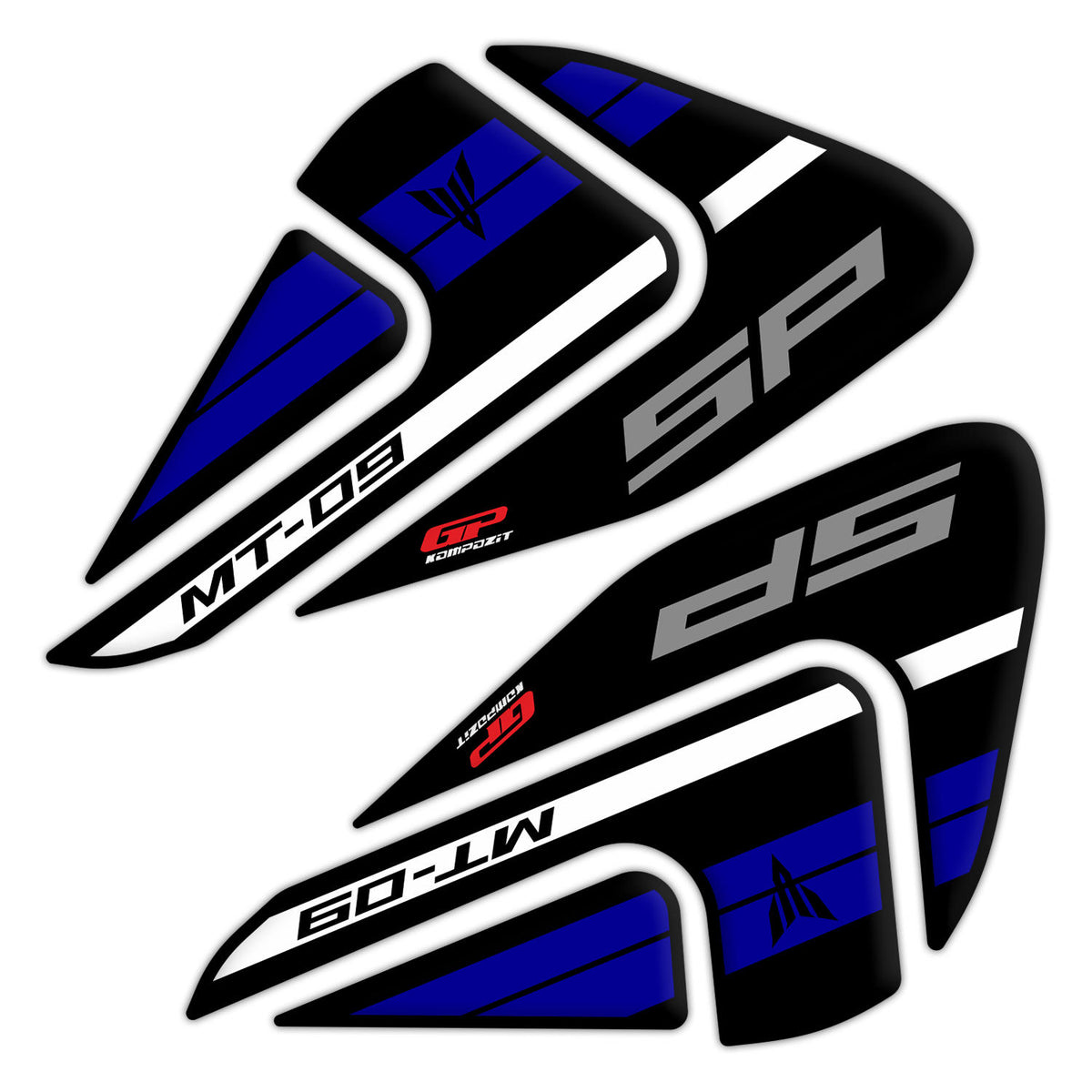 Kit Paraserbatoio Nero/Blu per Yamaha MT-09 SP 2021-2023 – dettaglio 3