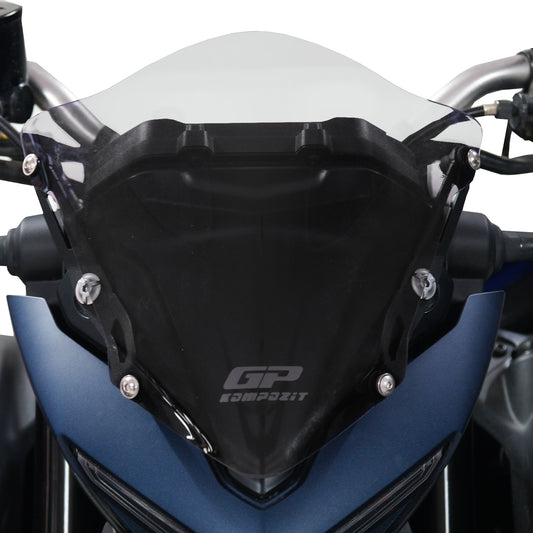Cupolino Sport Fumé 24 cm per Yamaha MT-25 / MT-03 2020-2025