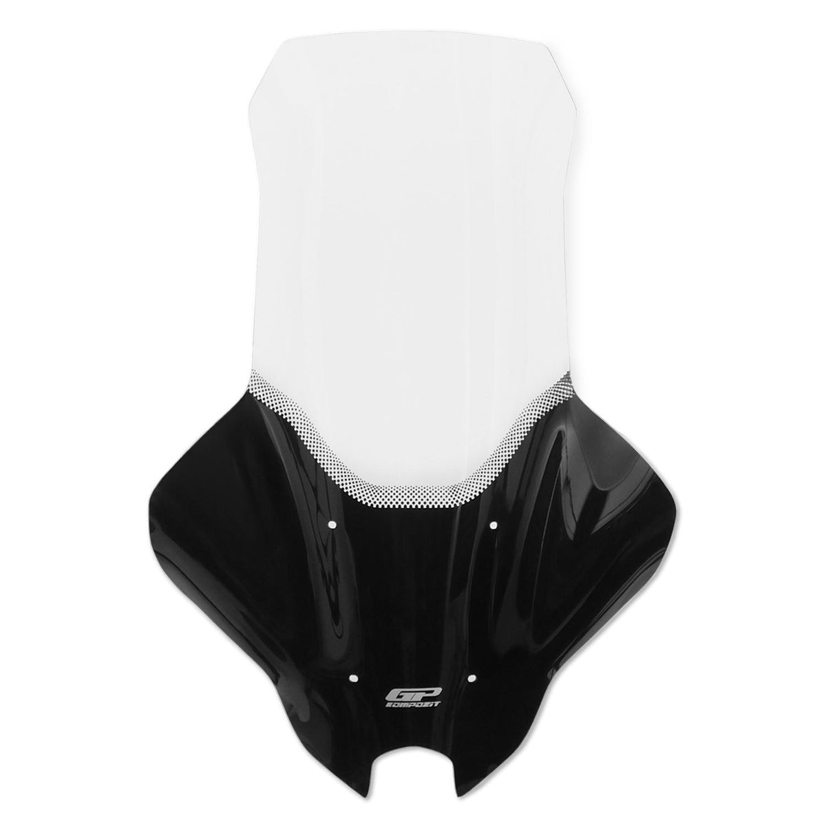 Clear Silkscreened Windshield with Handguards 82 cm for Yamaha NMAX 125 / NMAX 155 2025-2026